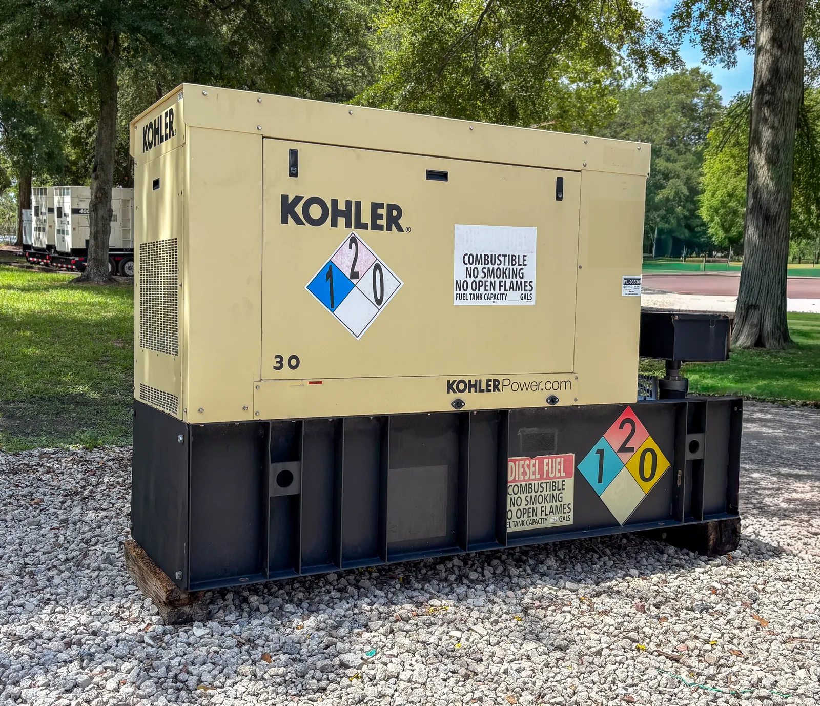 1 31kw kohler industrial generator unit 093636 exterior