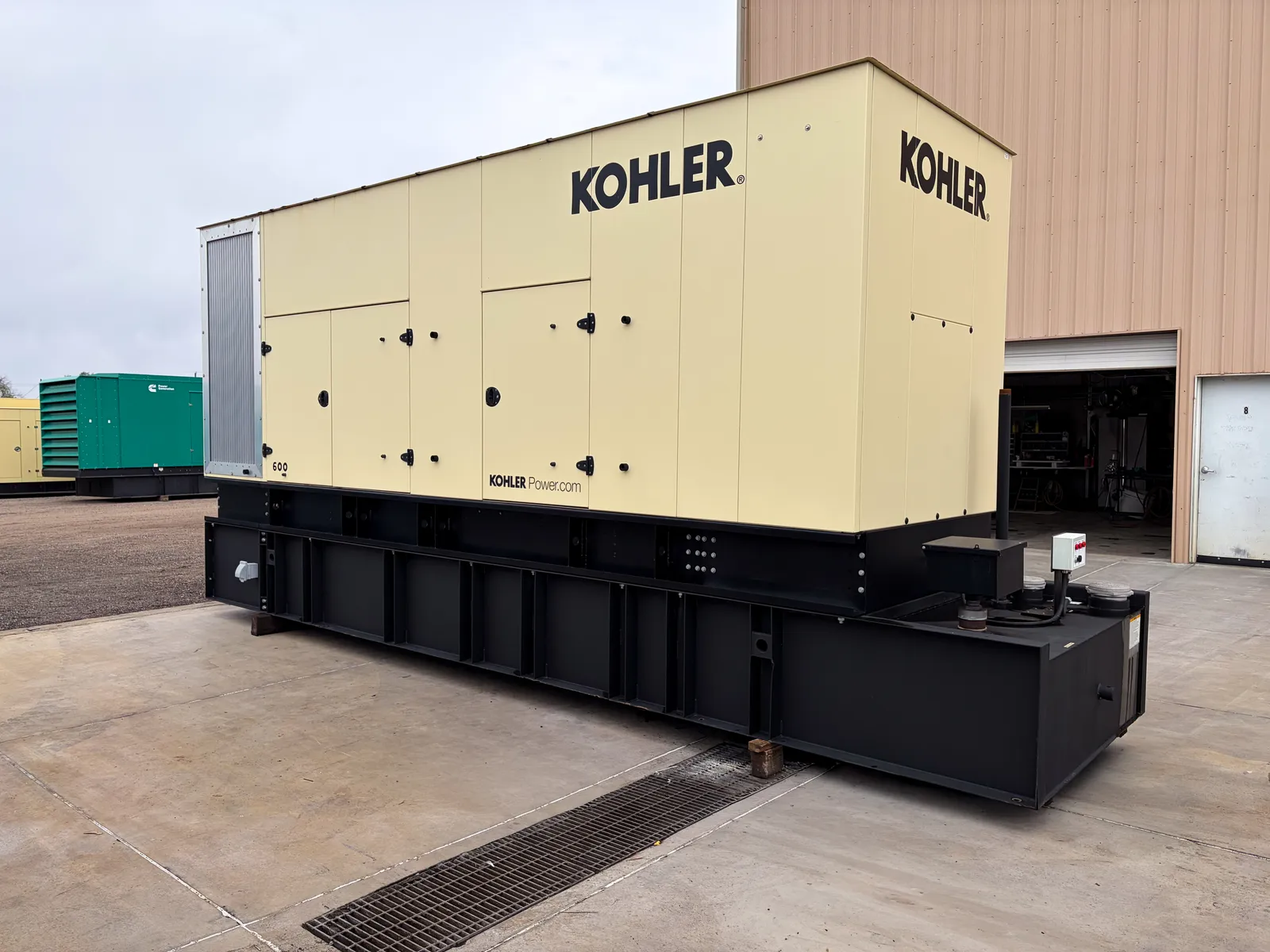 1 600kw kohler industrial generator unit 093384 exterior