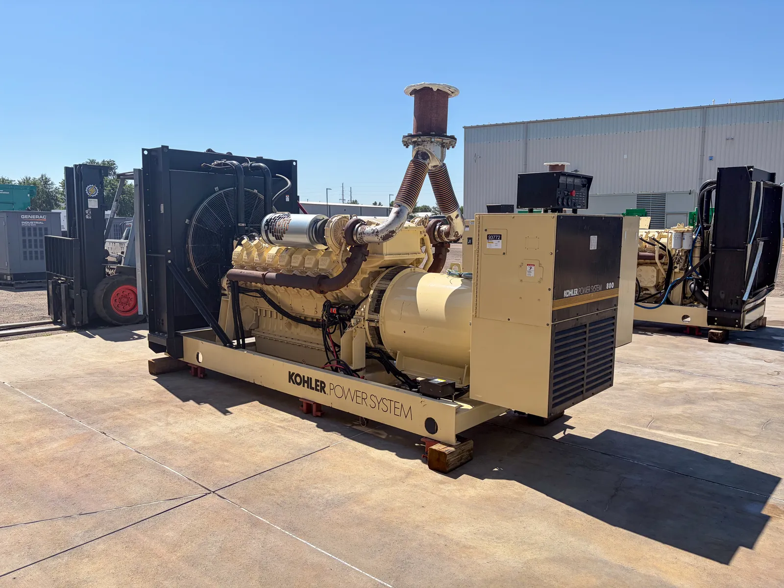 1 750kw kohler industrial generator unit 093772 exterior