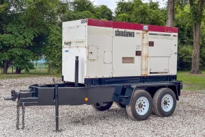 1 80kw shindaiwa industrial generator unit 093471 exterior
