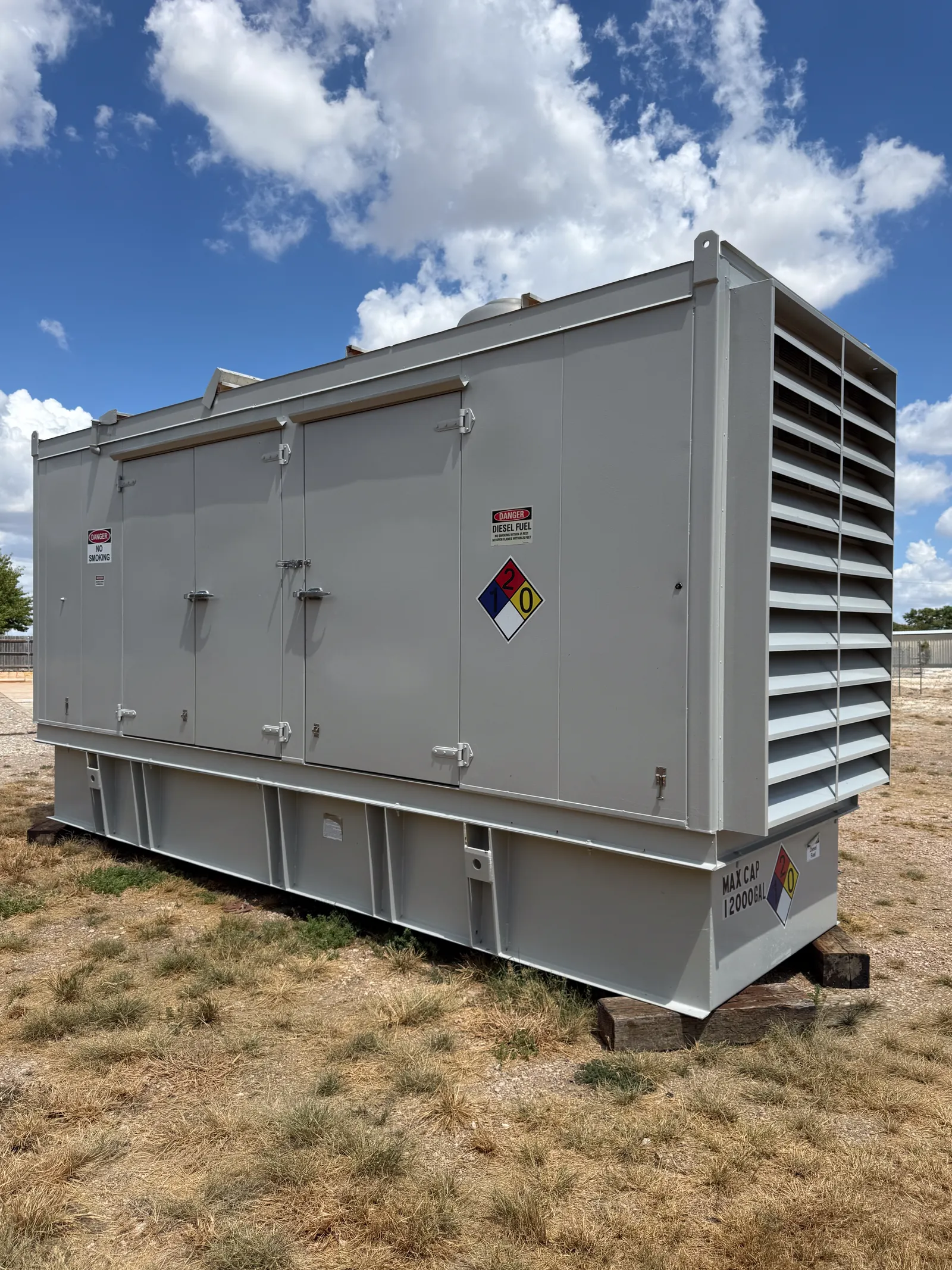 2 300kw cummins industrial generator unit 093872 exterior