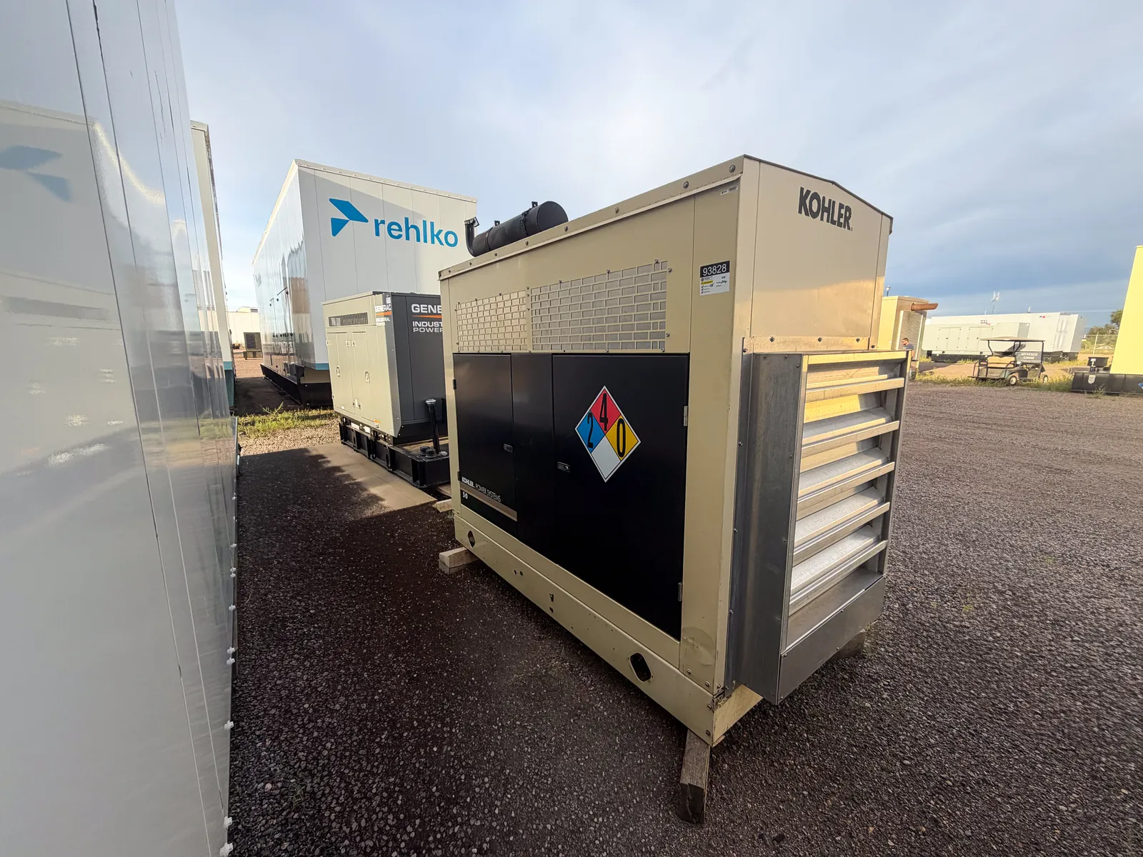 2 54kw kohler industrial generator unit 093828 exterior