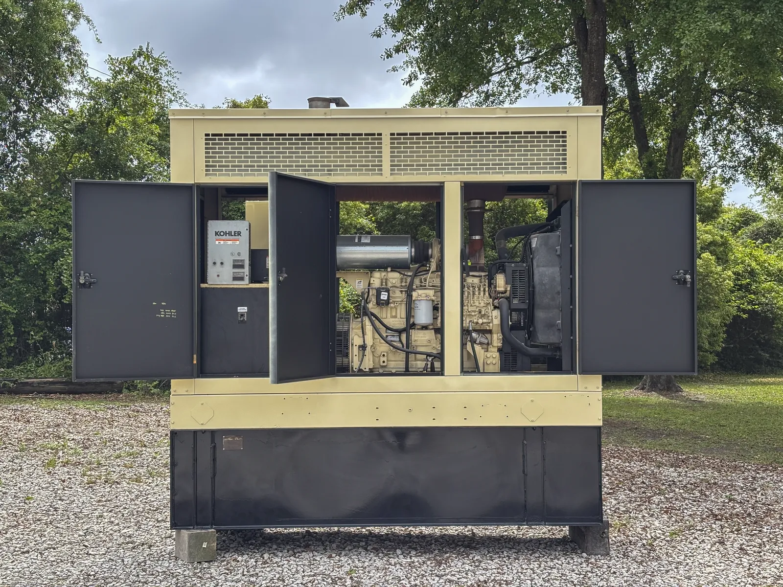 3 180kw kohler industrial generator unit 093389 engine