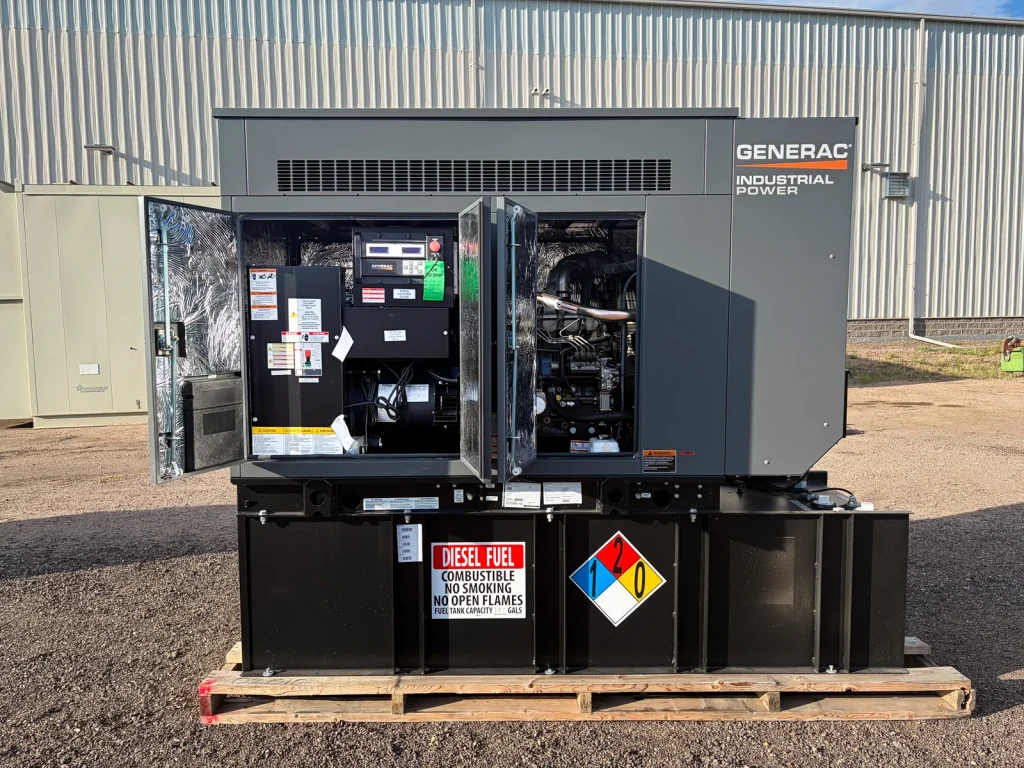 3 30kw generac industrial generator unit 093700 engine