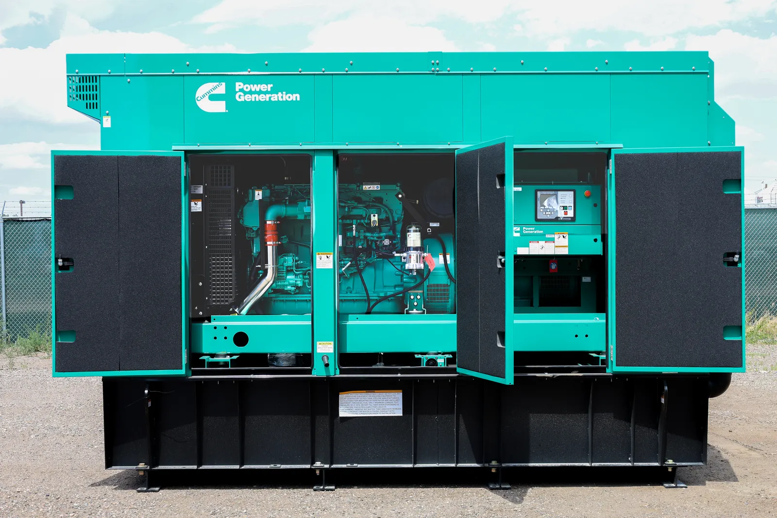 3 500kw cummins industrial generator unit 091495 engine