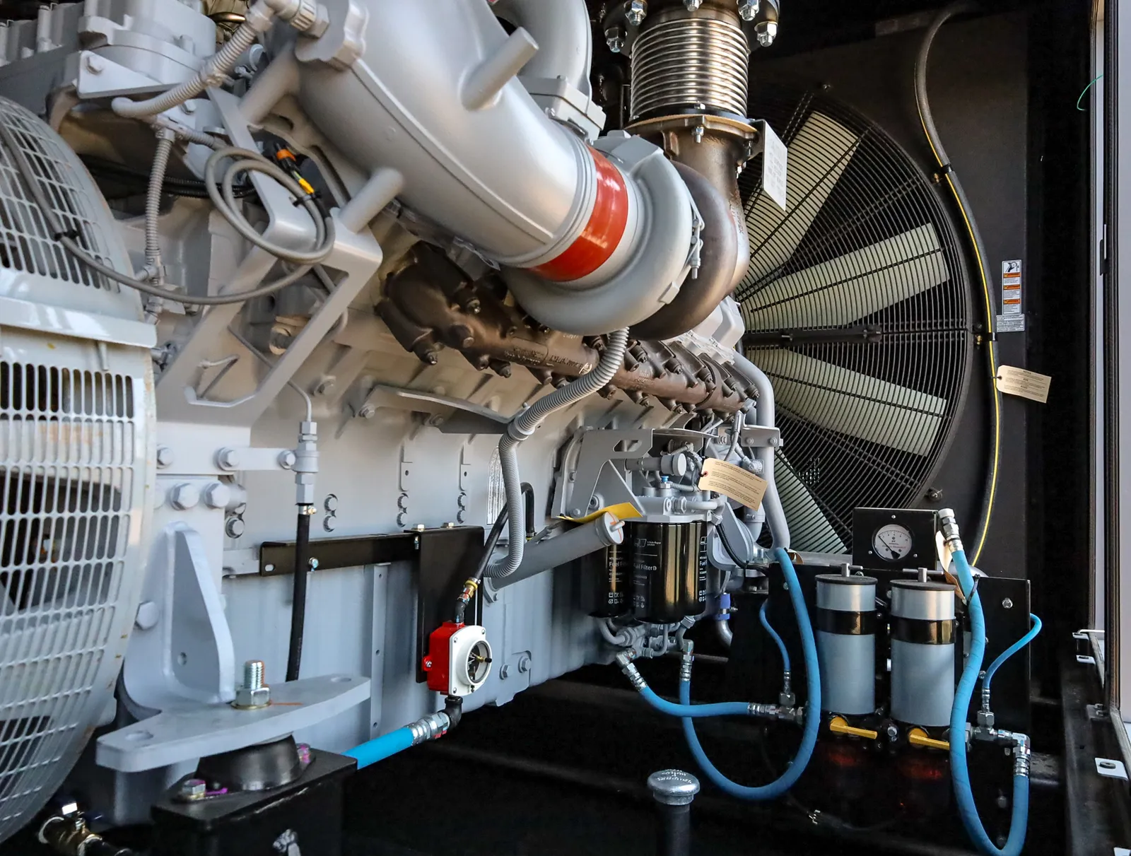4 1000kw mtu industrial generator unit 090854 engine
