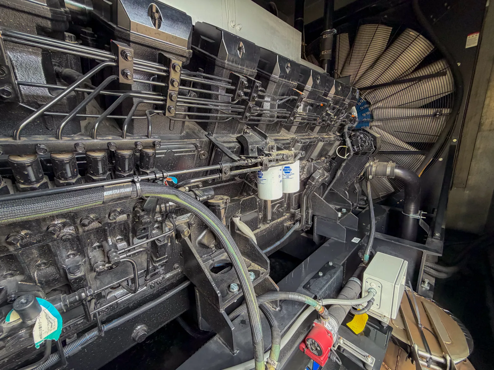 4 1600kw kohler industrial generator unit 093436 engine