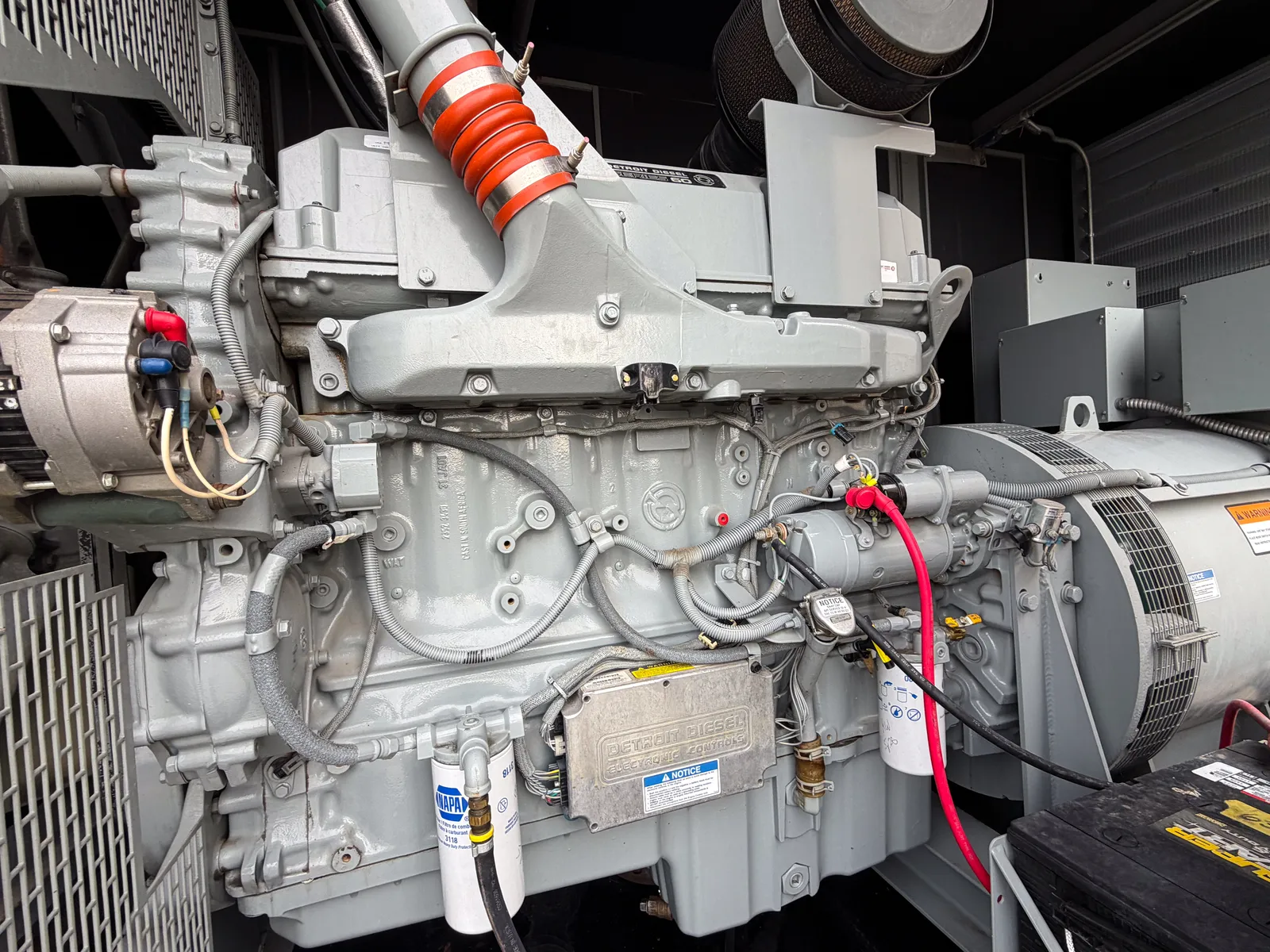 4 500kw mtu industrial generator unit 093563 engine