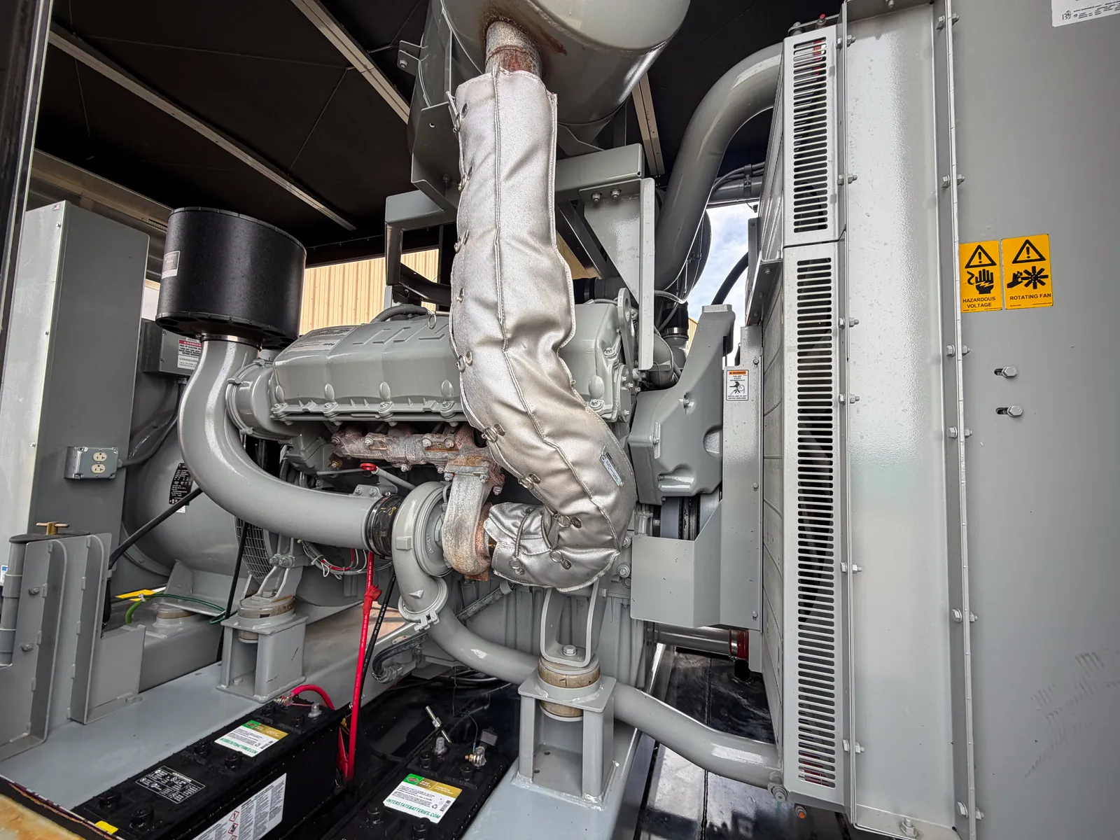 4 500kw mtu industrial generator unit 093564 engine