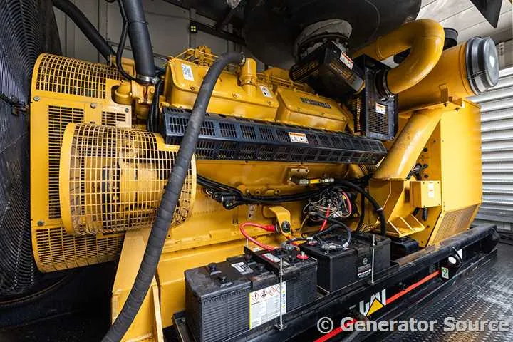 4 600kw caterpillar industrial generator unit 090971 engine