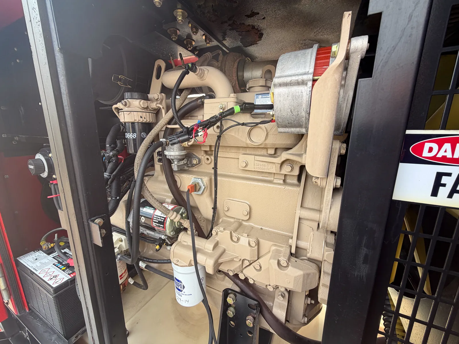 4 65kw baldor industrial generator unit 093745 engine