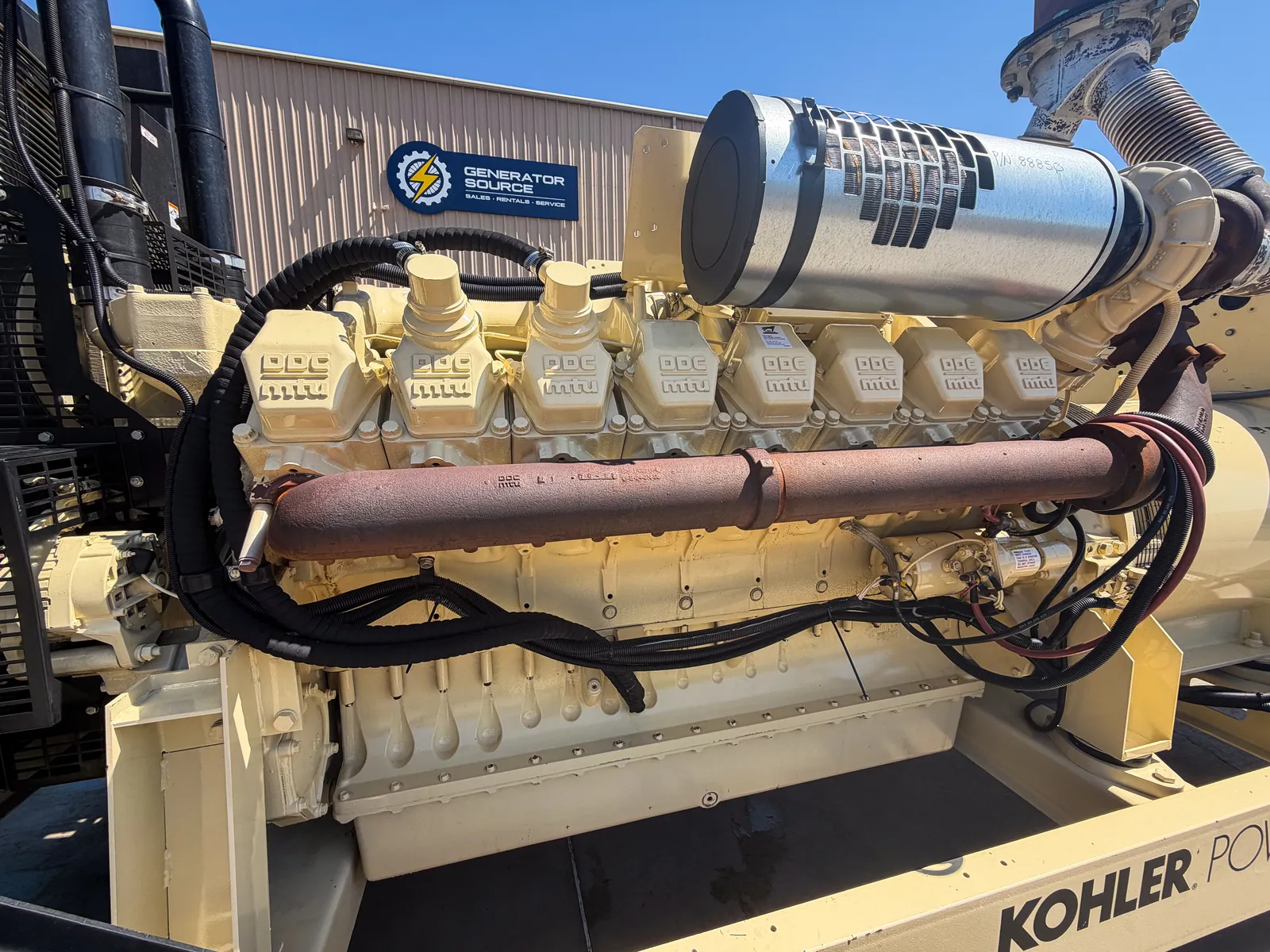 4 750kw kohler industrial generator unit 093771 engine