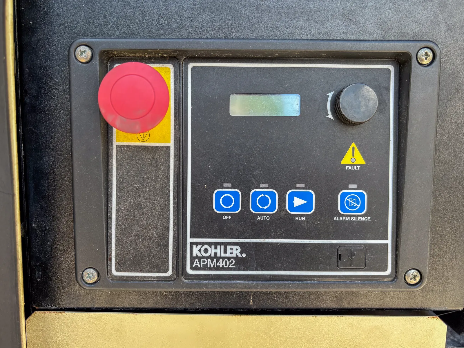5 31kw kohler industrial generator unit 093636 control panel