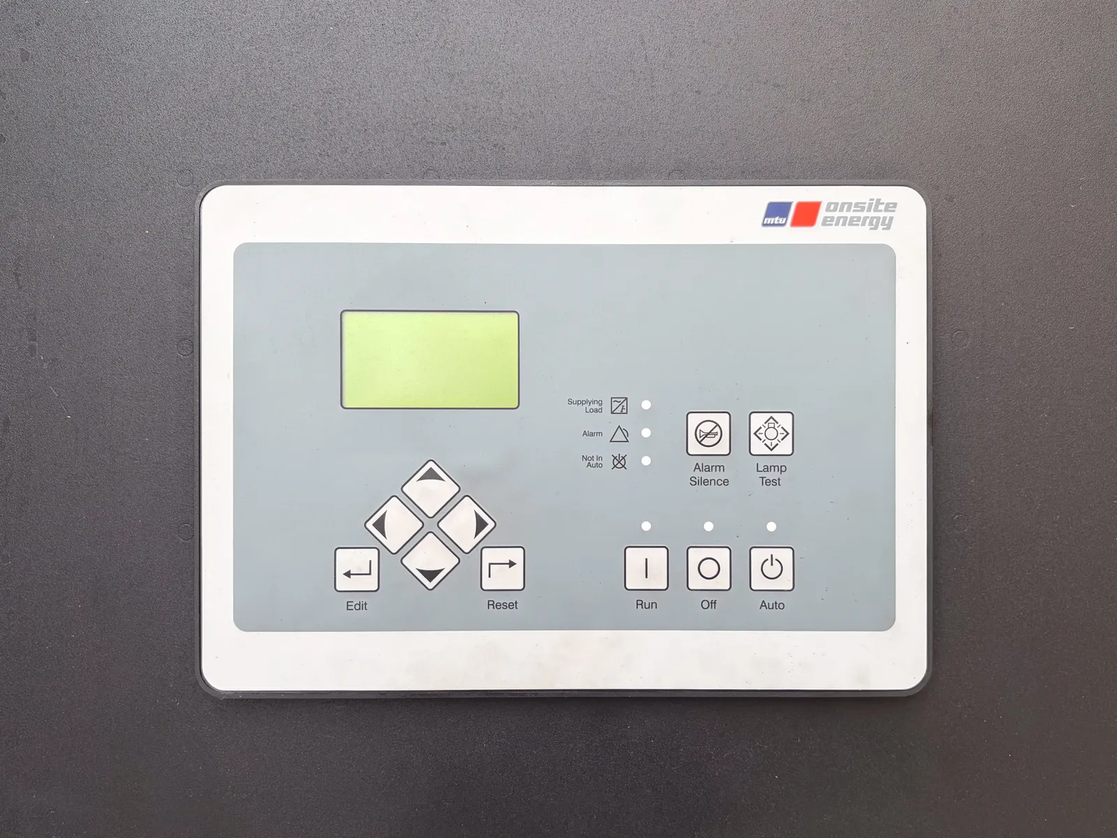 6 500kw mtu industrial generator unit 093564 data tag