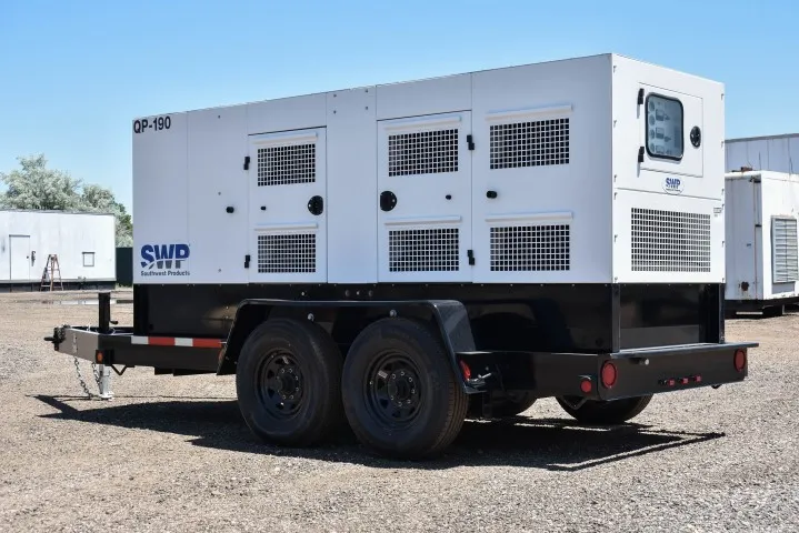2 150kw swp industrial generator unit 088325 exterior