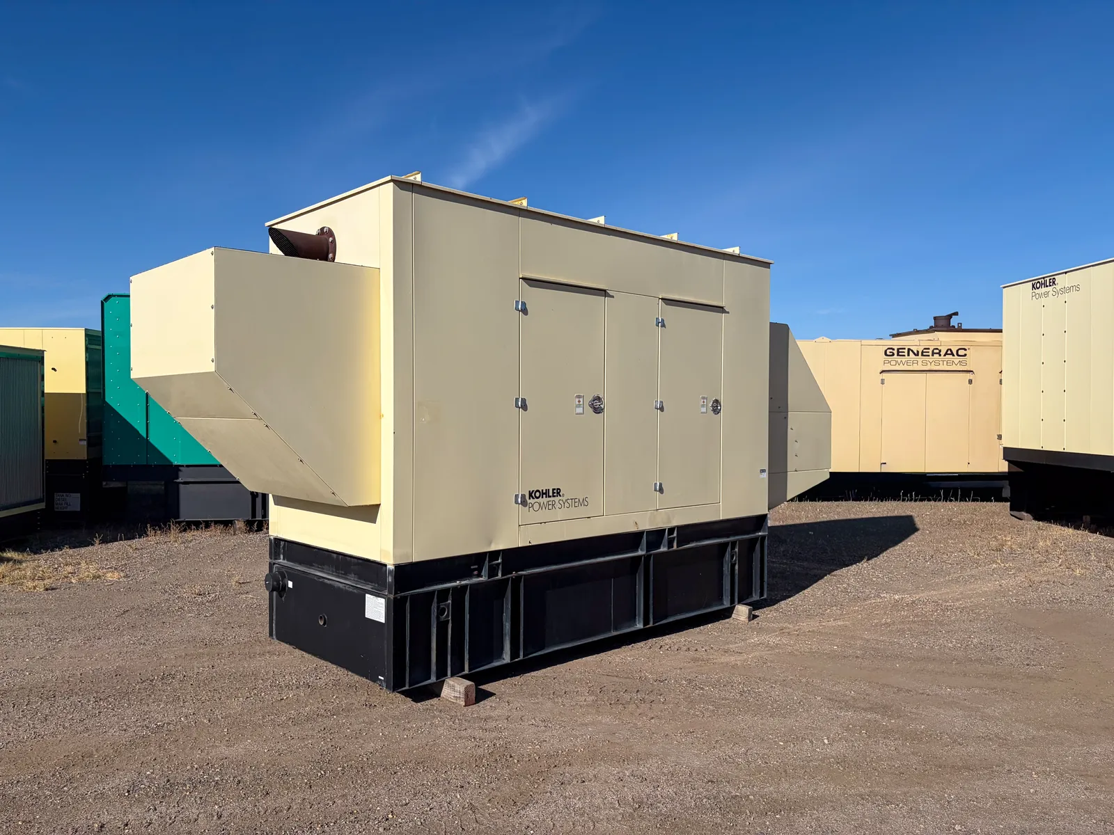 2 400kw kohler industrial generator unit 094155 exterior
