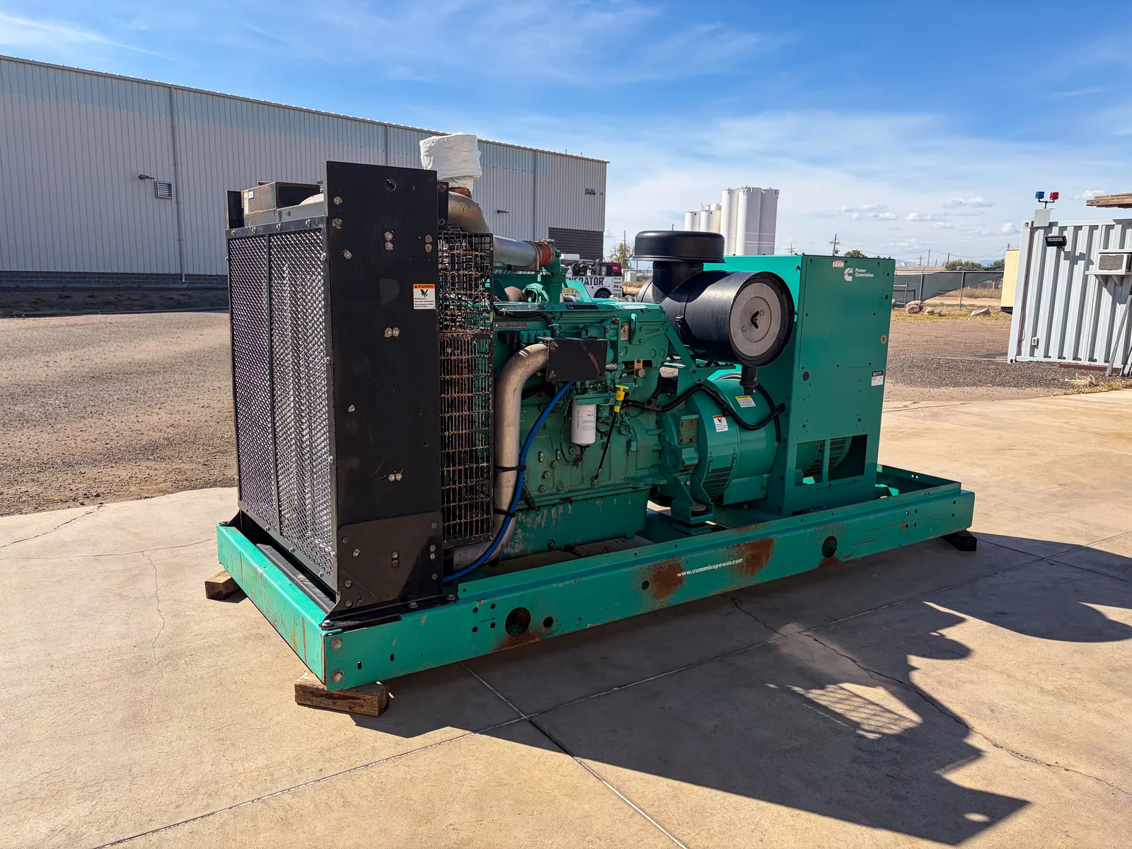 2 500kw cummins industrial generator unit 094111 exterior