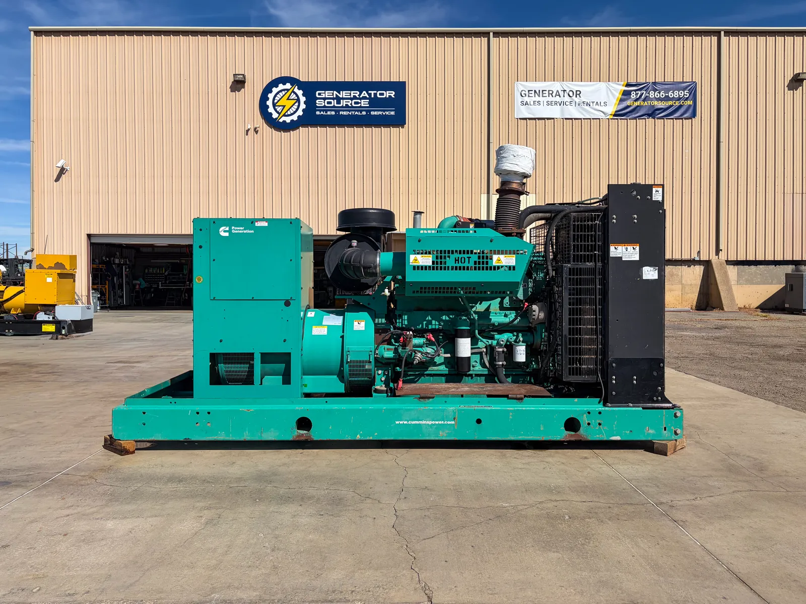 3 500kw cummins industrial generator unit 094111 engine